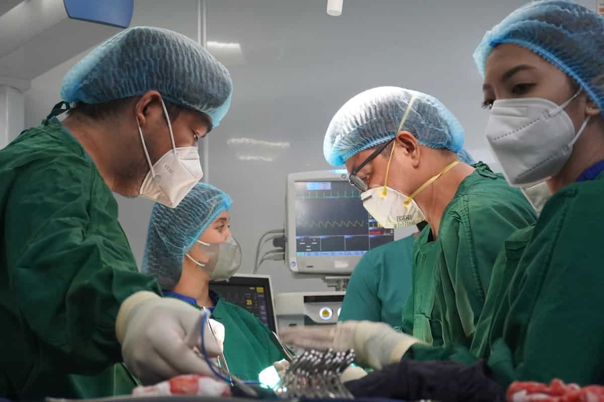 Doctors Performing a Surgery